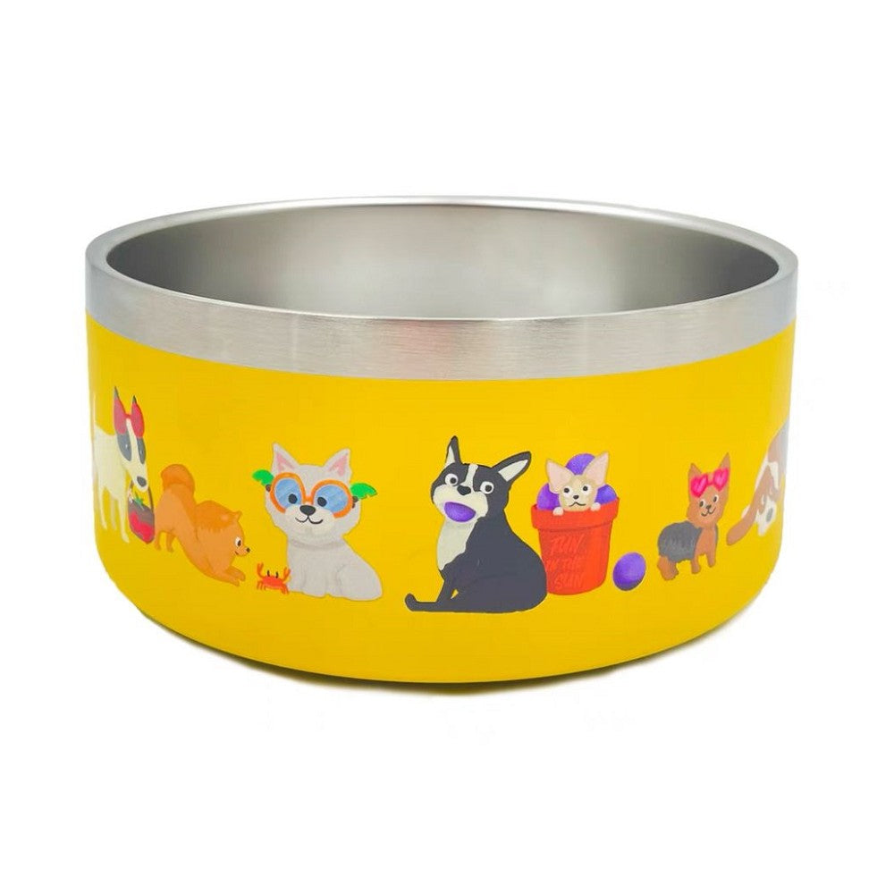 Kiki Stainless Steel Dog Bowl