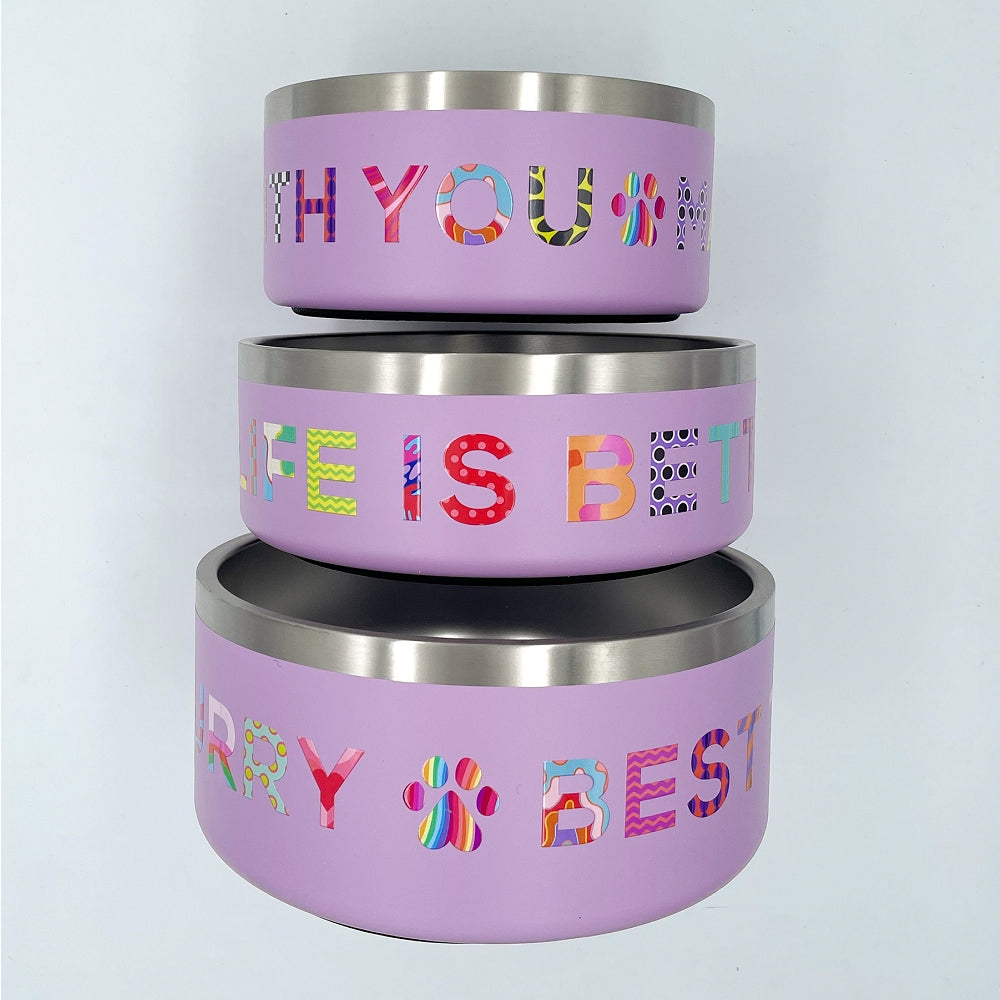 Kiki Stainless Steel Dog Bowl