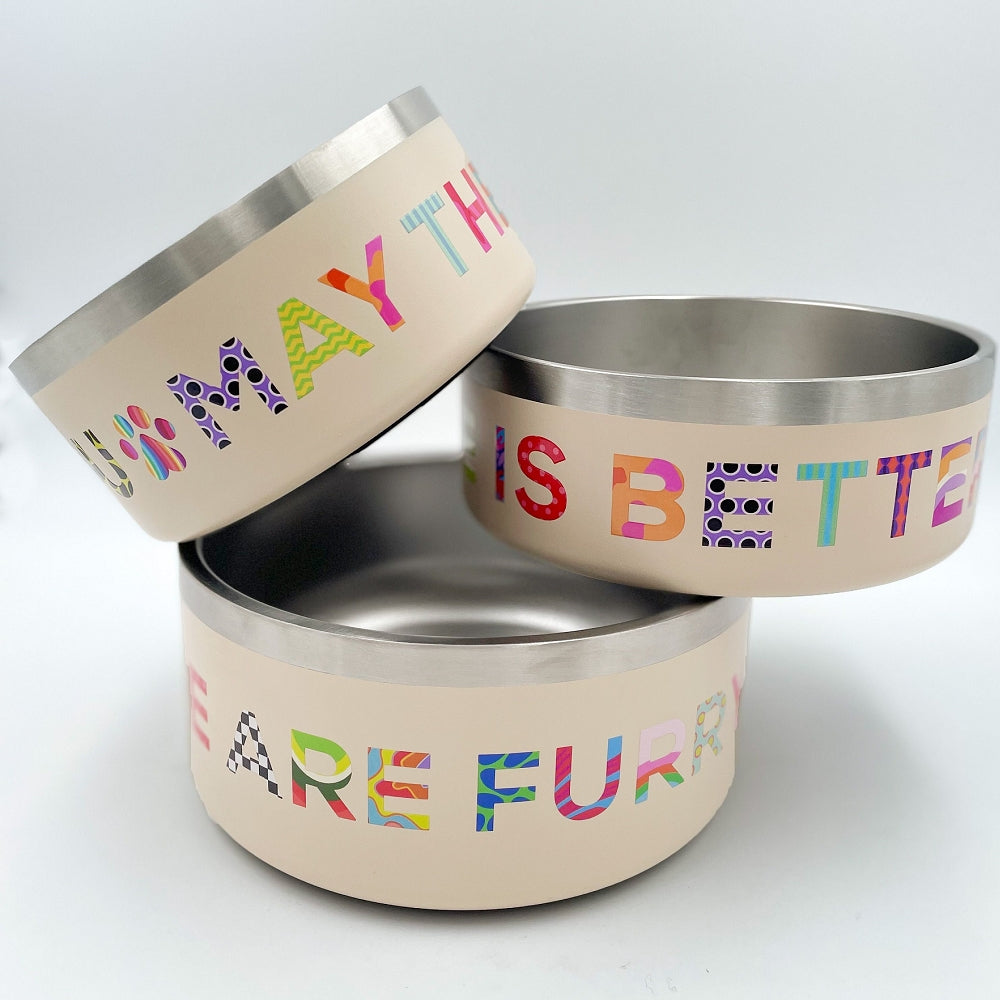 Kiki Stainless Steel Dog Bowl