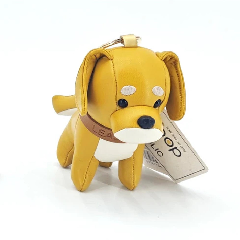 Golden Retriever Leather Charm