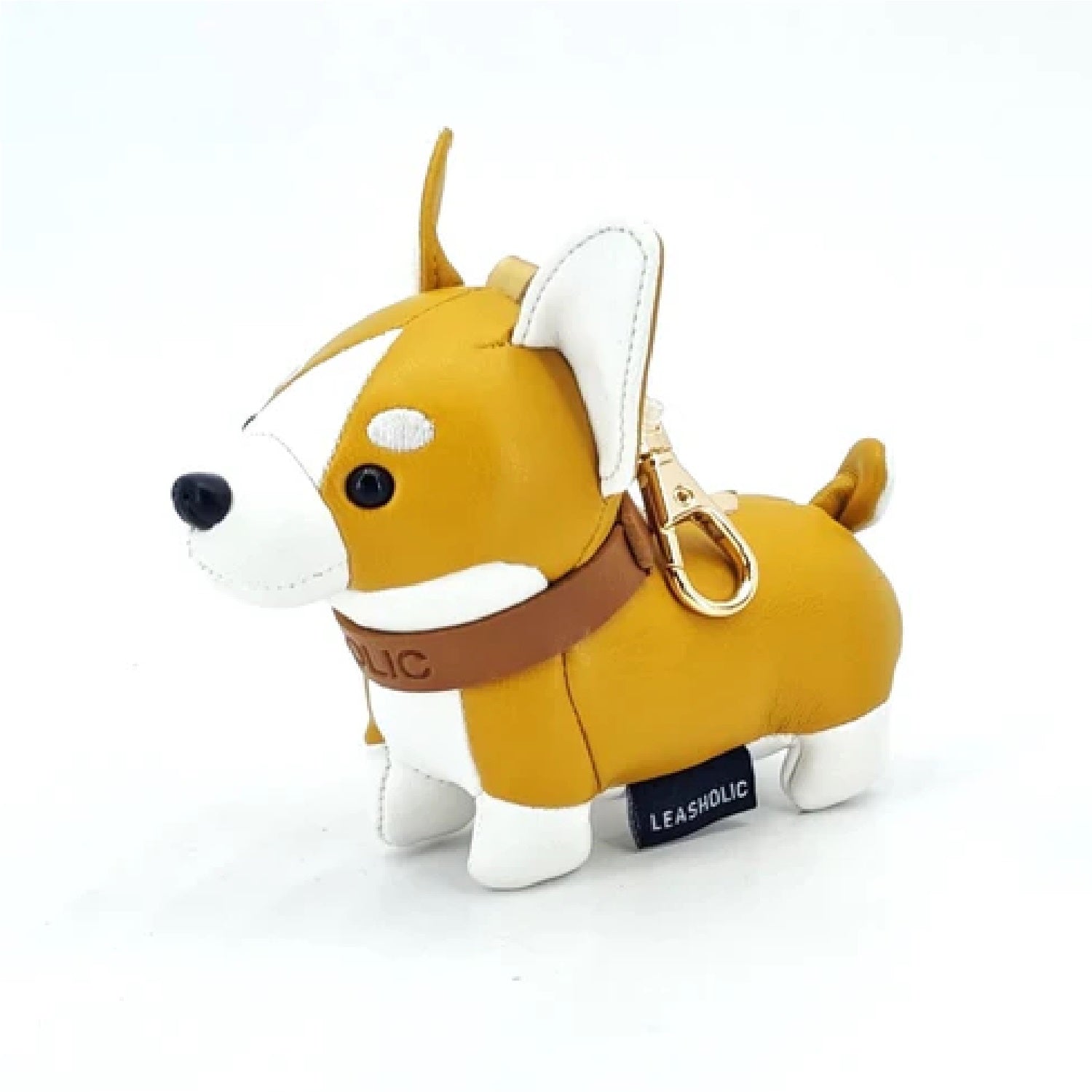 Corgi Leather Charm