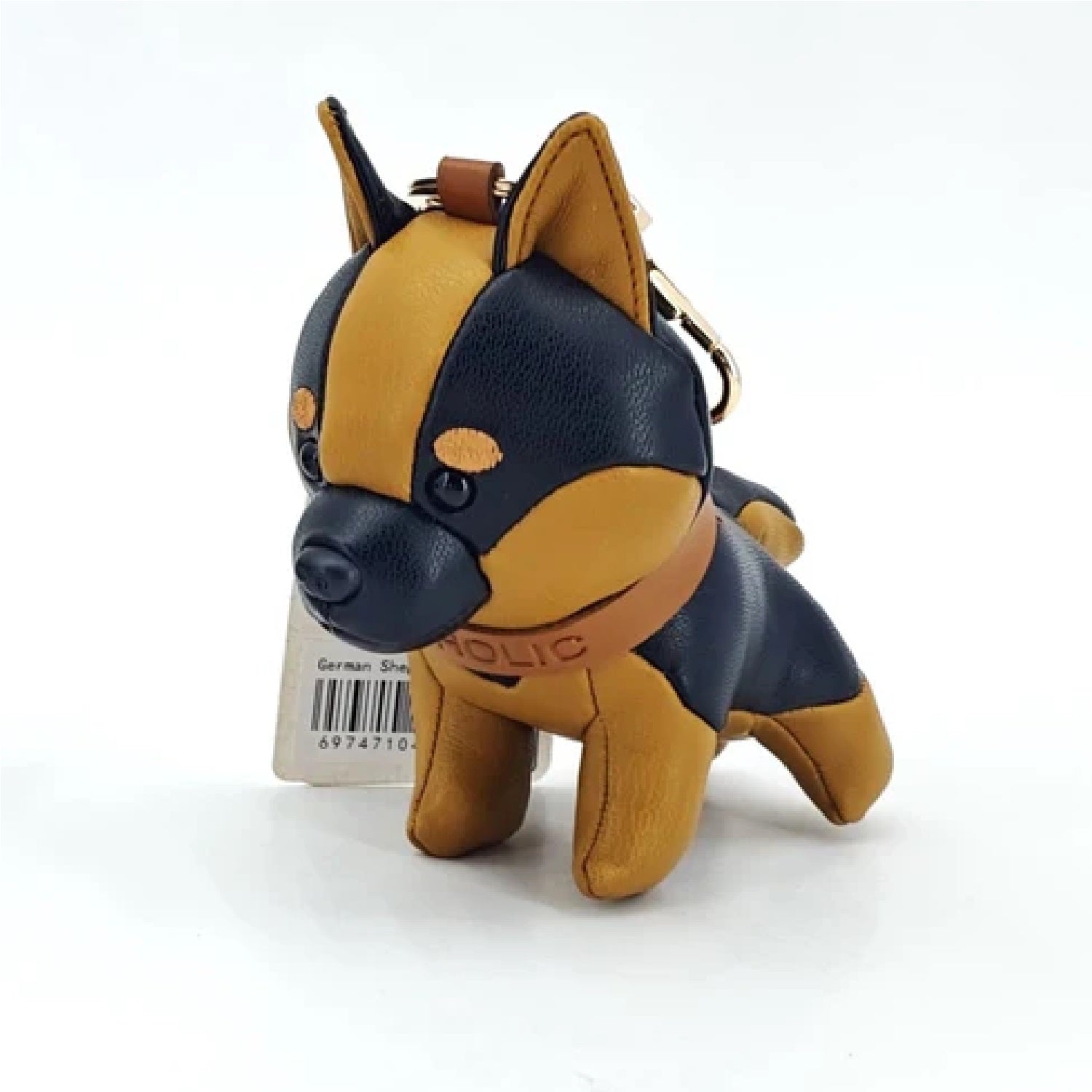 German Shepherd Leather Charm