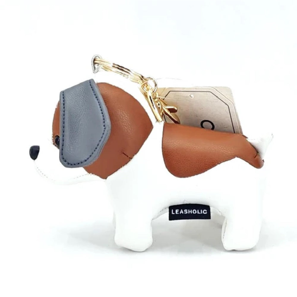Beagle Leather Charm