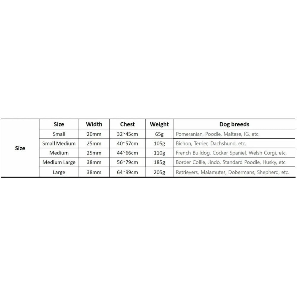 0109 Martingale Dog Harness
