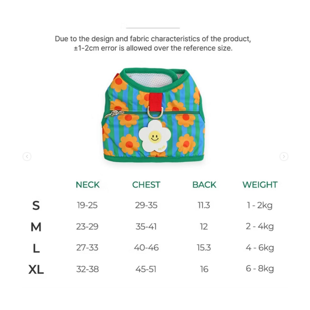 Ice Popping Cool Harness for Dogs & Cats