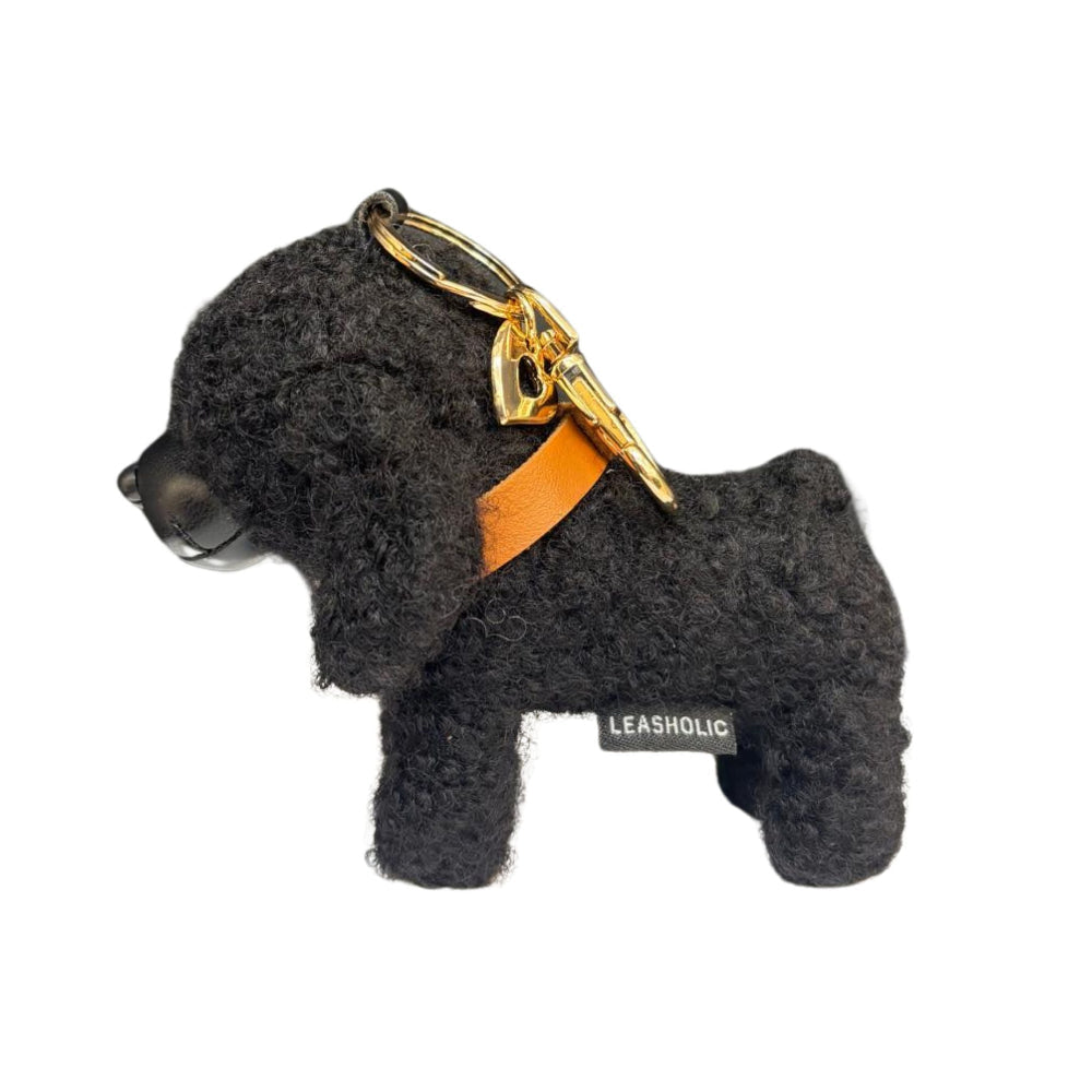 Poodle Charm (Brown/White/Black)
