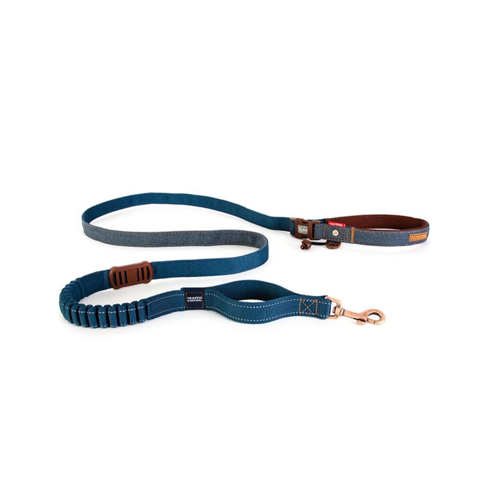 Ezydog - Road Runner Dog Leash Denim