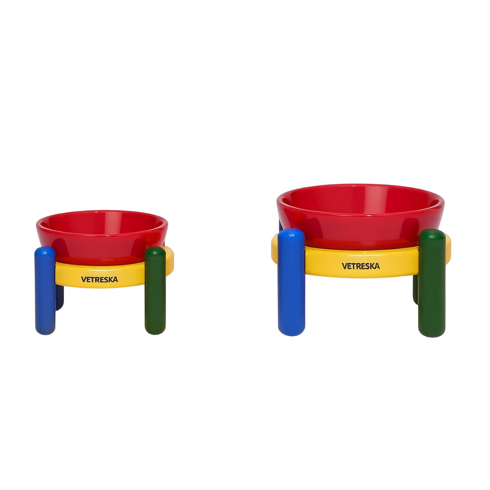 Chroma Ceramic Pet Bowl Set