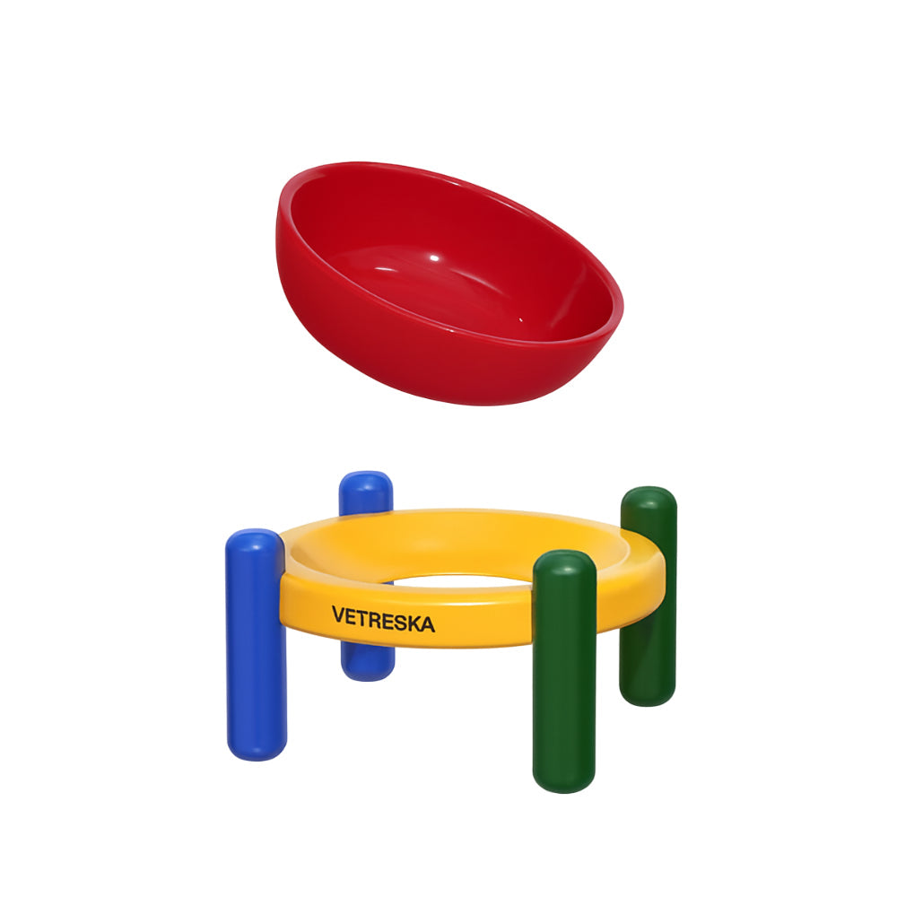 Chroma Ceramic Pet Bowl Set