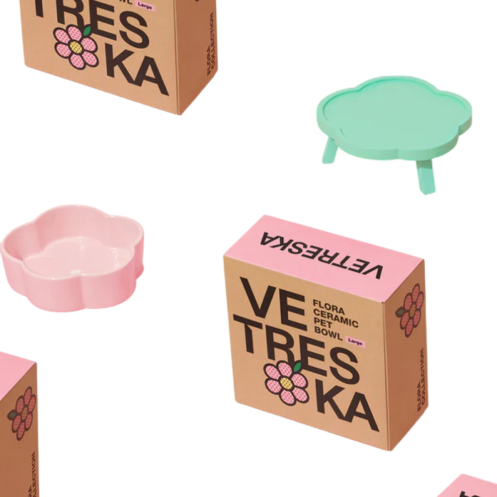 Flora Ceramic Pet Bowl