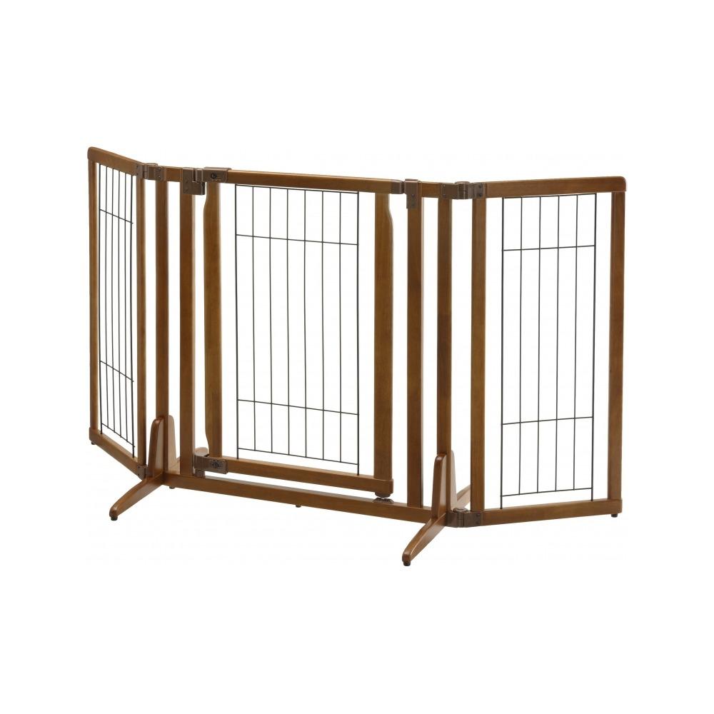Richell - Free Standing Pet Gate with Door Width: 105-145 cm