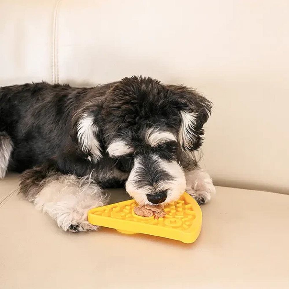 Pet Lick Mat - Pizza Slow Feeder Dog Bowl