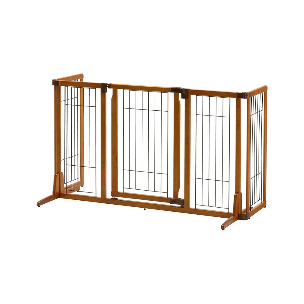 Freestanding High Pet Gate with Door