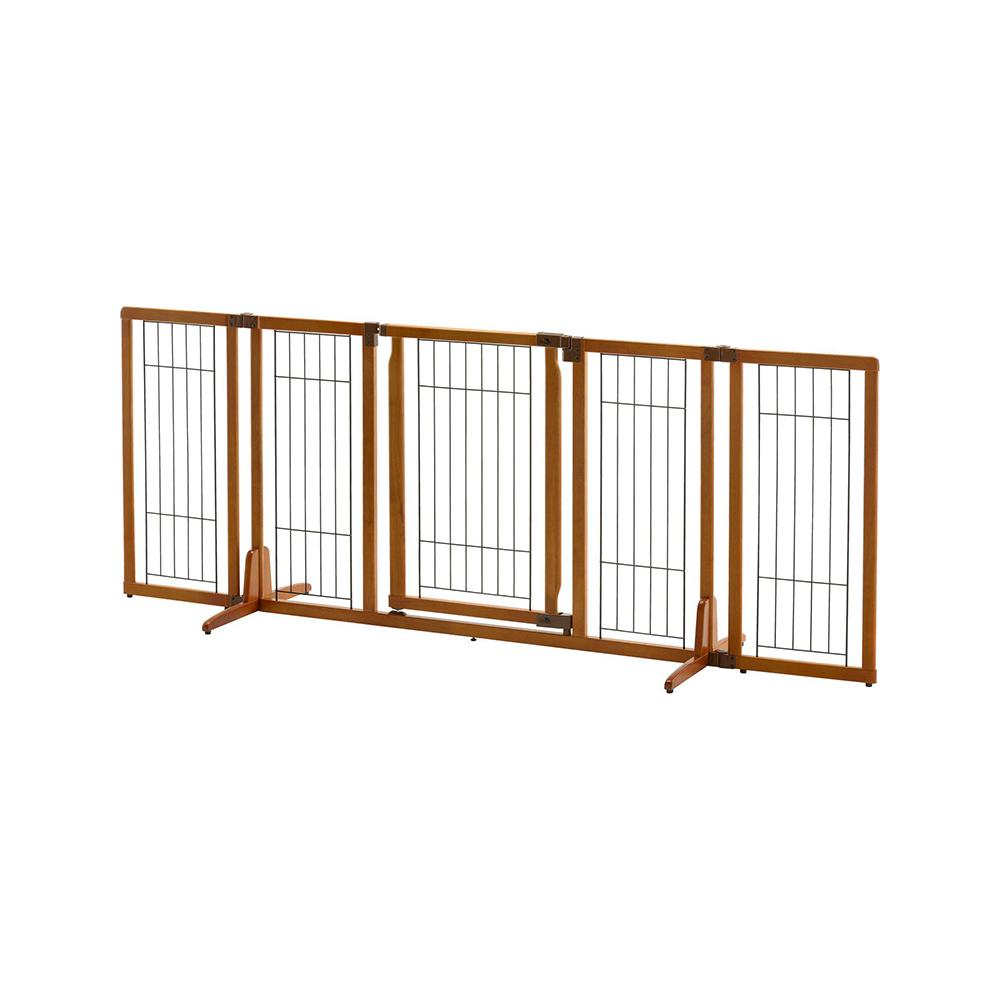 Freestanding High Pet Gate with Door