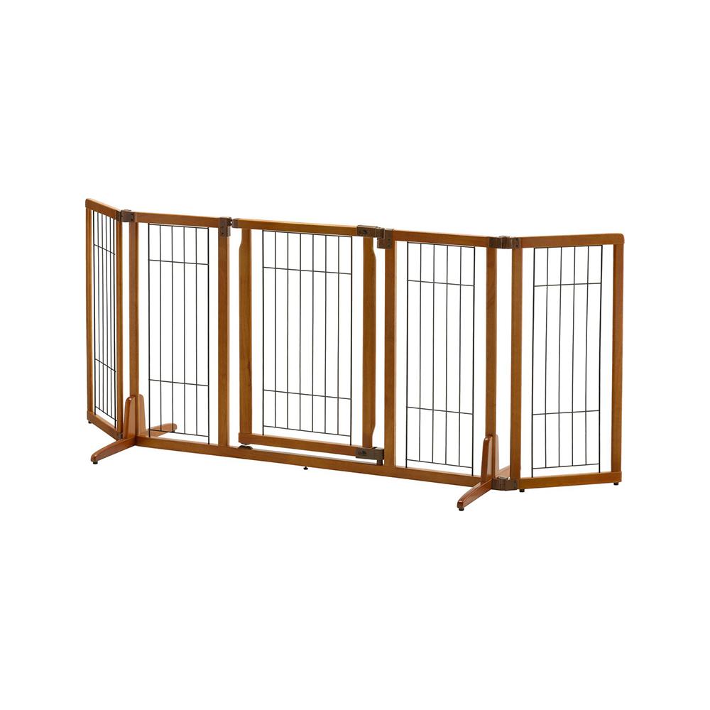 Richell - Freestanding High Pet Gate with Door