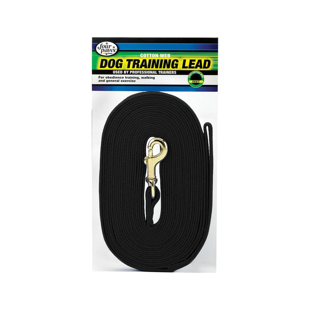 Four Paws - Cotton Web Dog Training Lead 15  ft