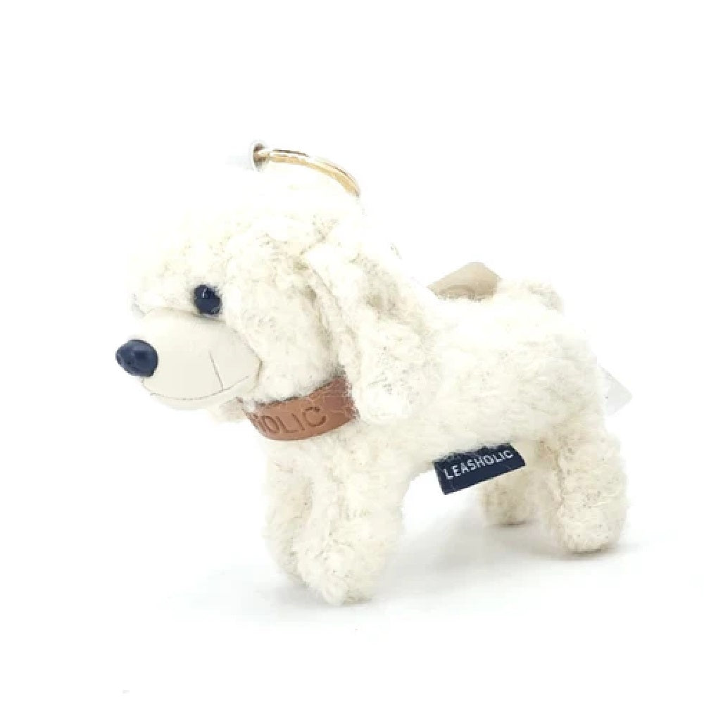 Poodle Charm (Brown/White/Black)