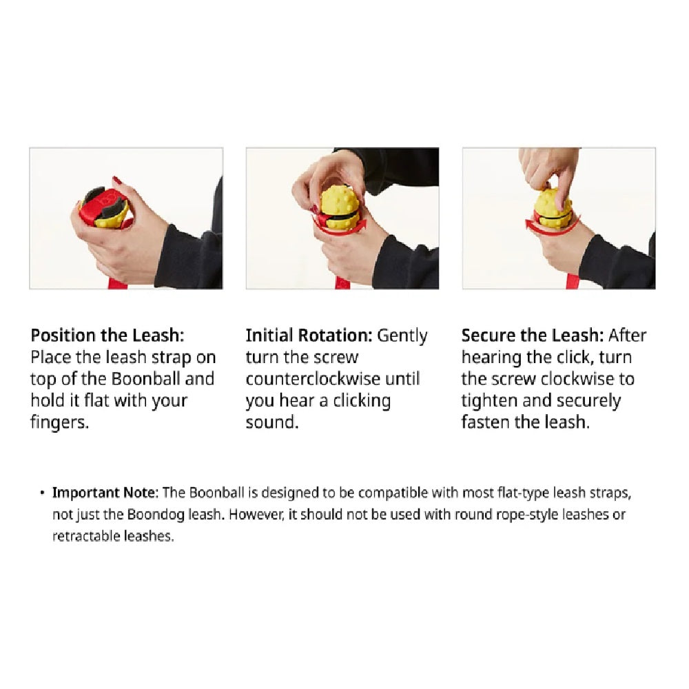 Soft BoonBall for Dog Leash Use