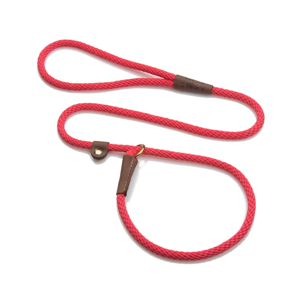 Mendota Products - Slip Dog Leash Red