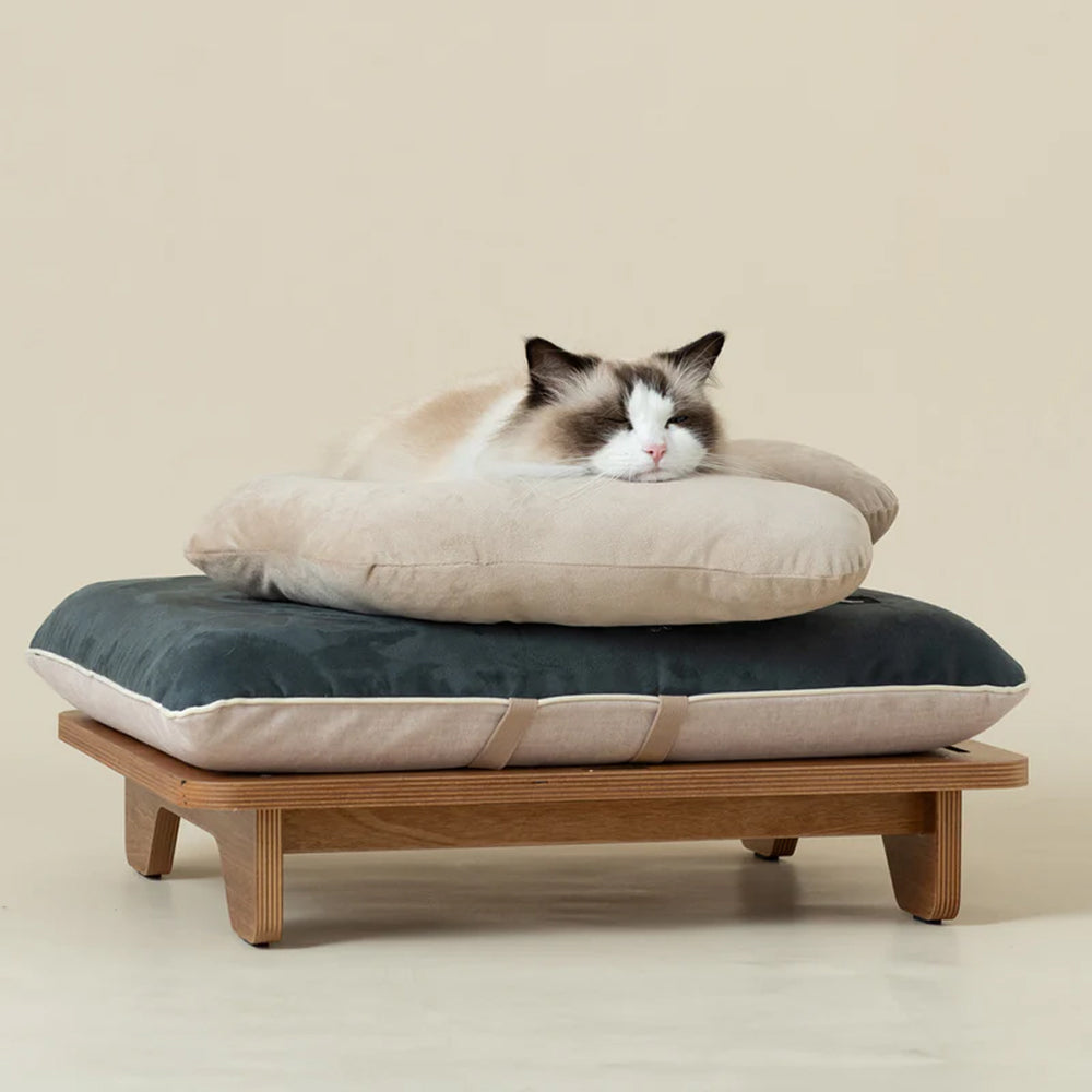Surro Pet Bed Birch Wood Frame Set
