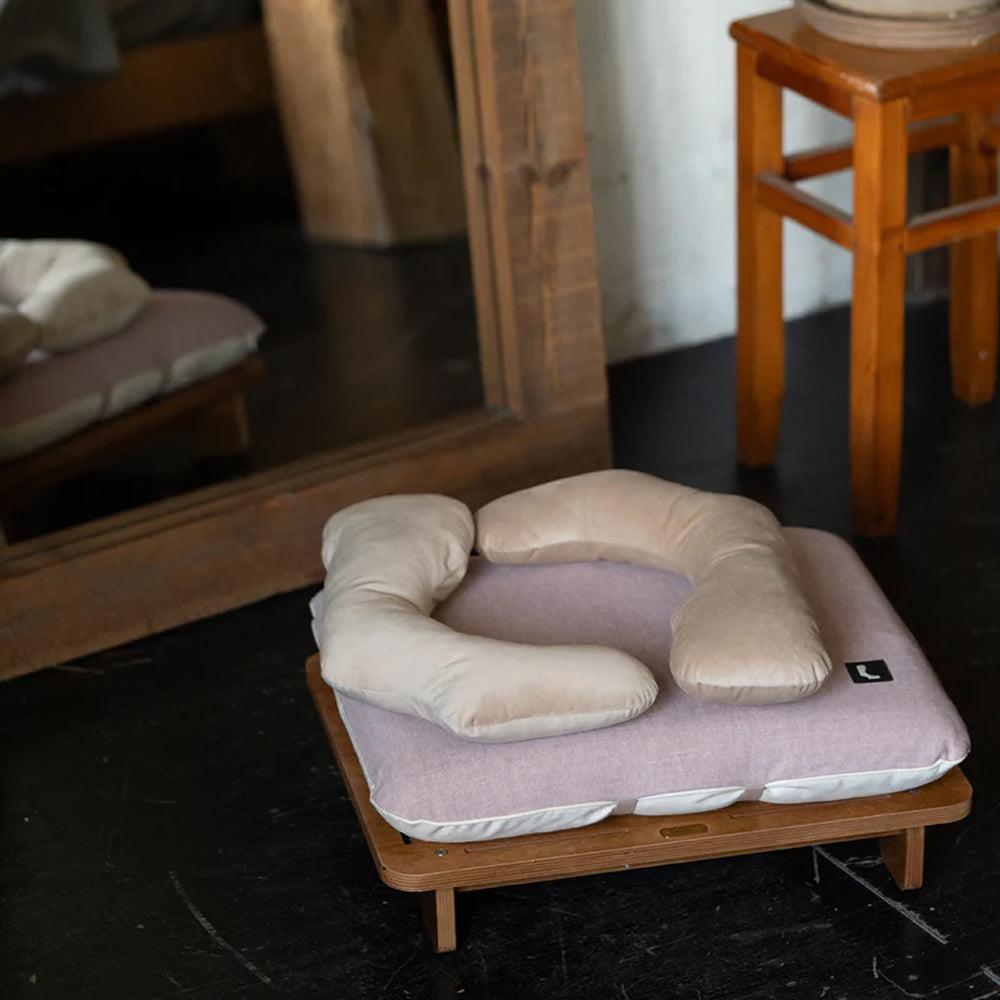 Surro Pet Bed Birch Wood Frame Set