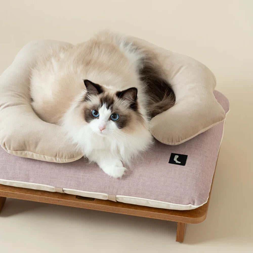 Surro Pet Bed Birch Wood Frame Set