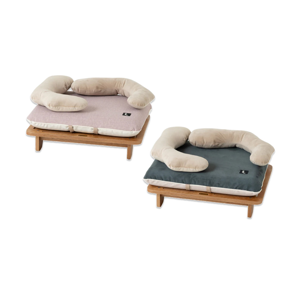 Surro Pet Bed Birch Wood Frame Set