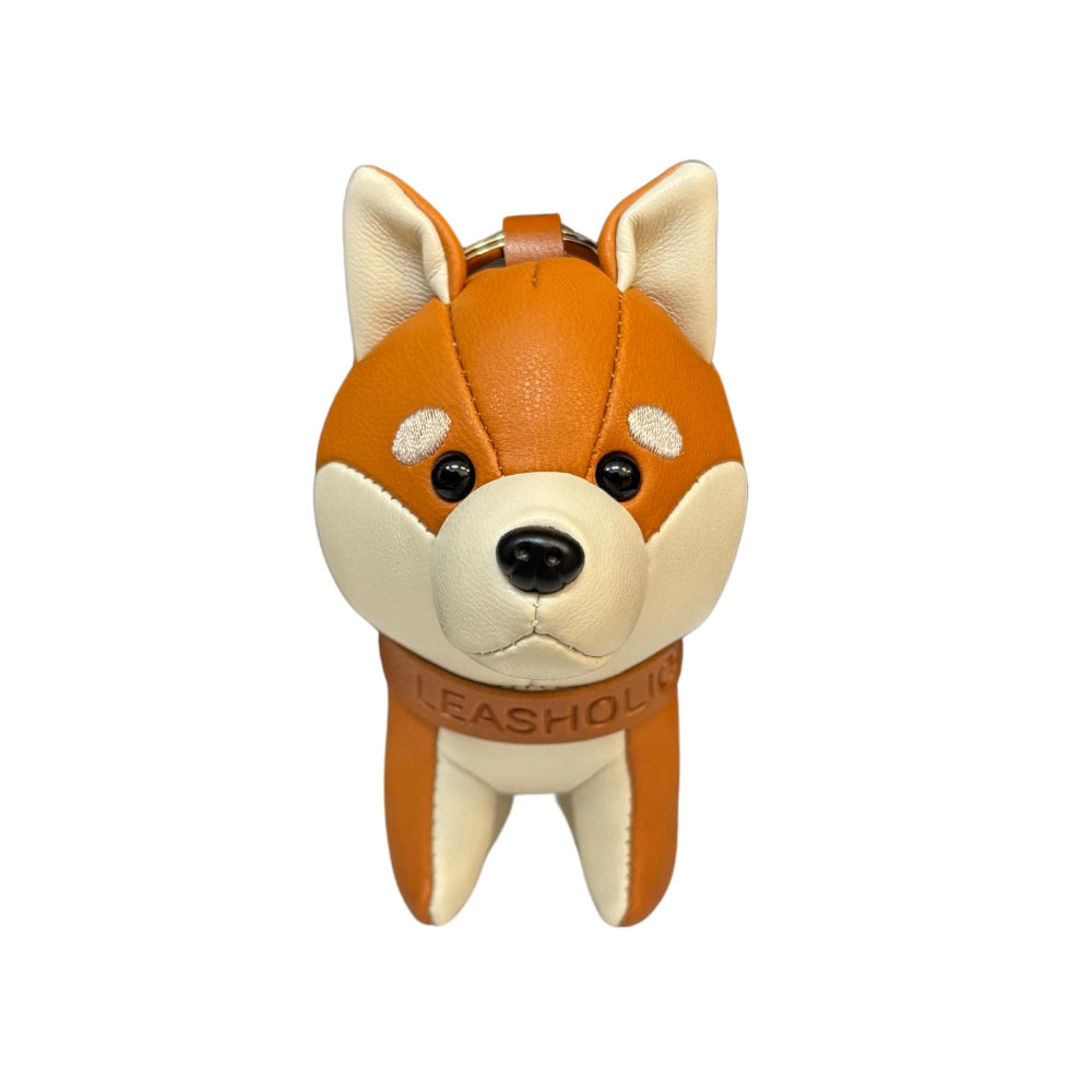 Shiba Inu Leather Charm
