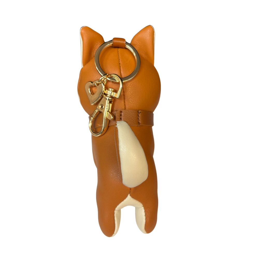 Shiba Inu Leather Charm