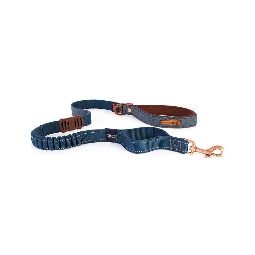 Ezydog - Zero Shock Dog Leash Denim