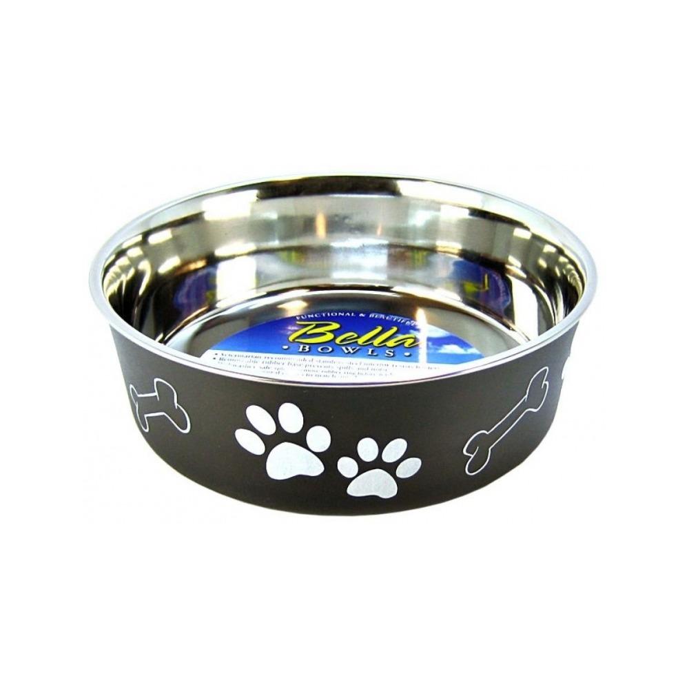 Loving Pets Products - Bella Dog Bowl Brown