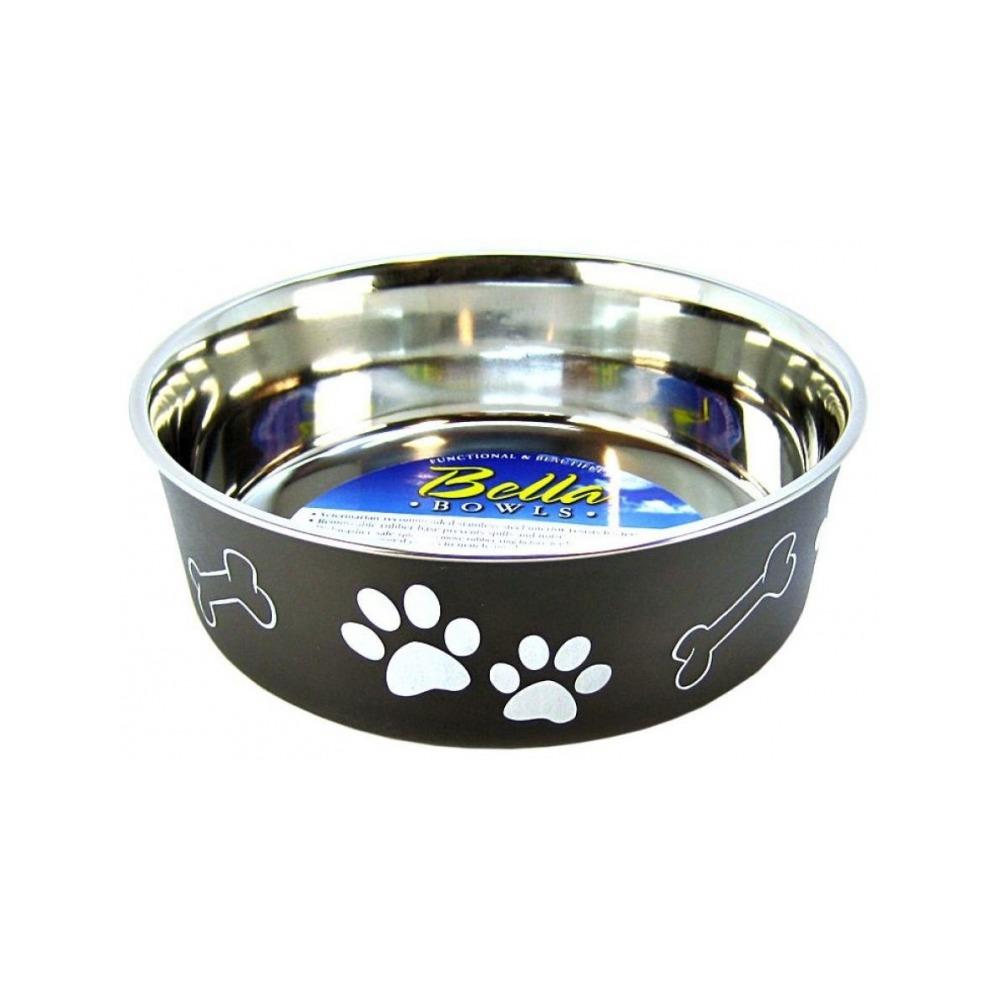 Loving Pets Products - Bella Dog Bowl Brown